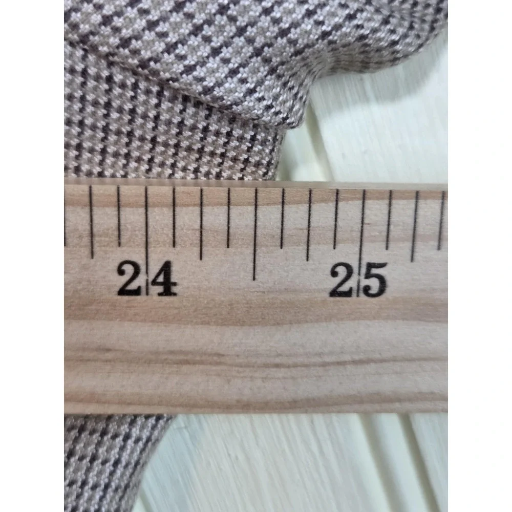 Luca Bertoni‎ Blazer Mens 44 Regular Beige Check Sport Coat Two Button Jacket